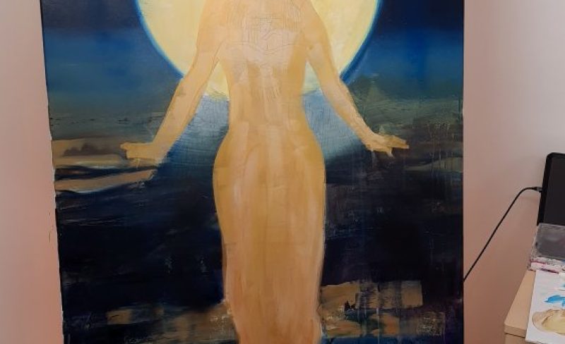 Work in progress of an Egyptian goddess from an alternate universe 😳