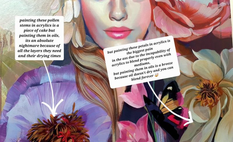 Acrylics vs Oils Nightmare 🤯