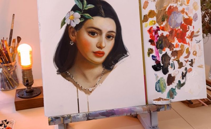Oil Painting Lesson Preview! 🥰🎨