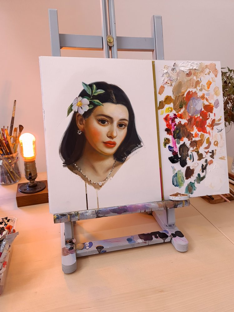 Oil Painting Lesson Preview! 🥰🎨