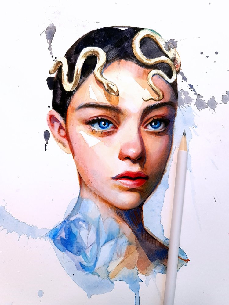 "Blue Medusa" finished!