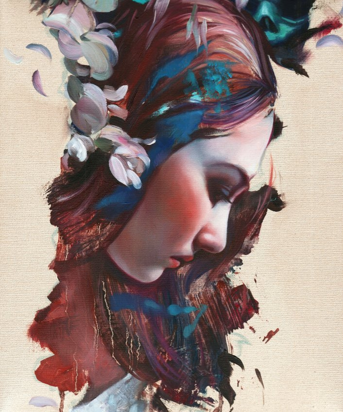"Nehalennia" available oil painting 🎨