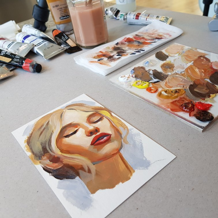 Tutorial: How to mix skintones?