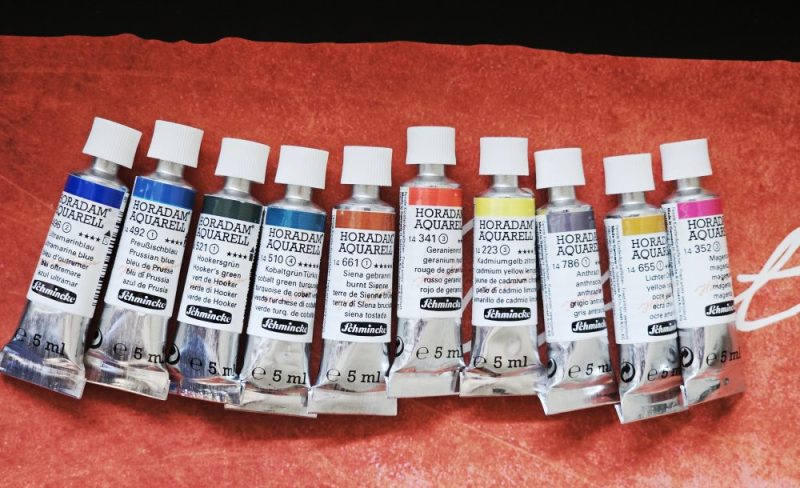 Staining Watercolors