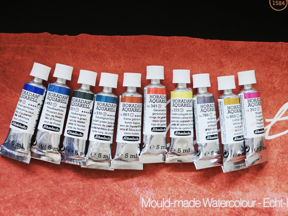Staining Watercolors