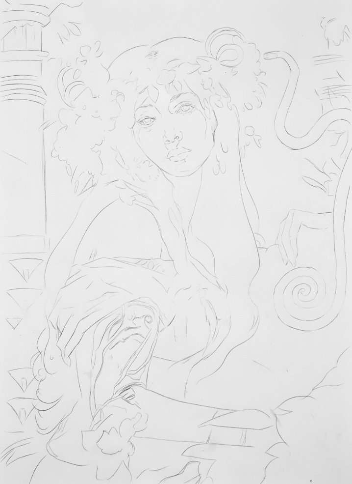 Next Auction Painting Sketch!!