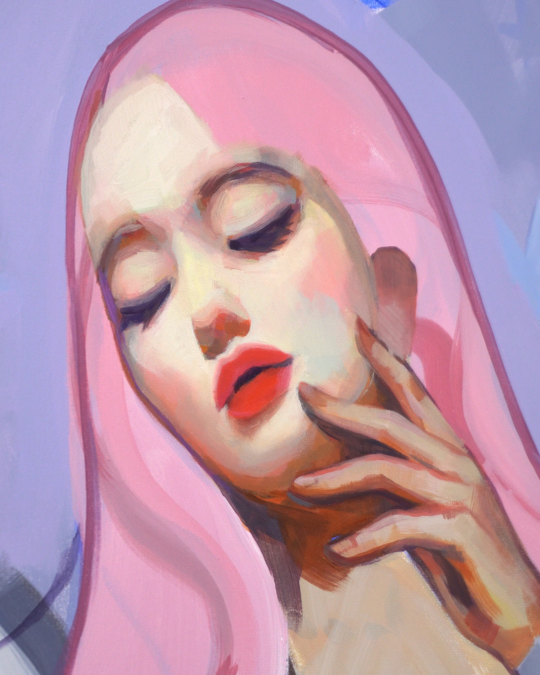 "Lady Knight" Progress Pictures Face!
