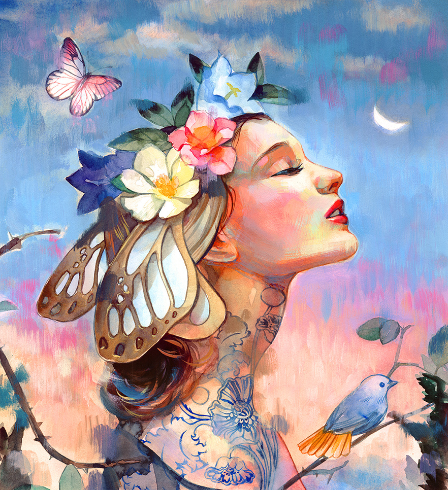 Merry Christmas! (& EXCLUSIVE PATREON PRINT CHOICE FOR January: "Ariadne")
