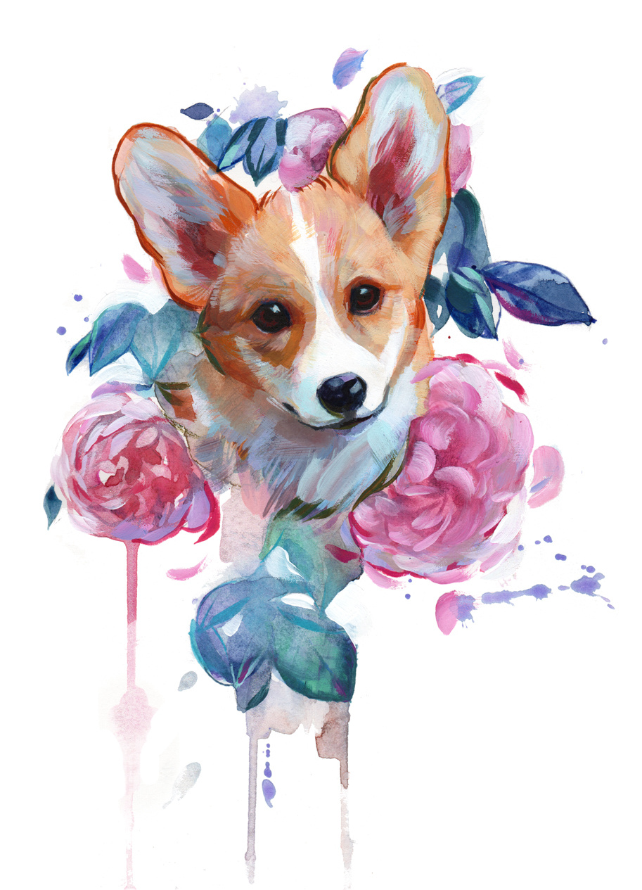 First Pet Painting done! (.... and a Live Painting Course?)