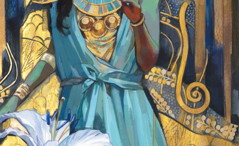 New Painting: "Hathor Lady-of-Turquoise"! 💙