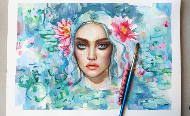 "Aqua Lilium" 🐸🌸