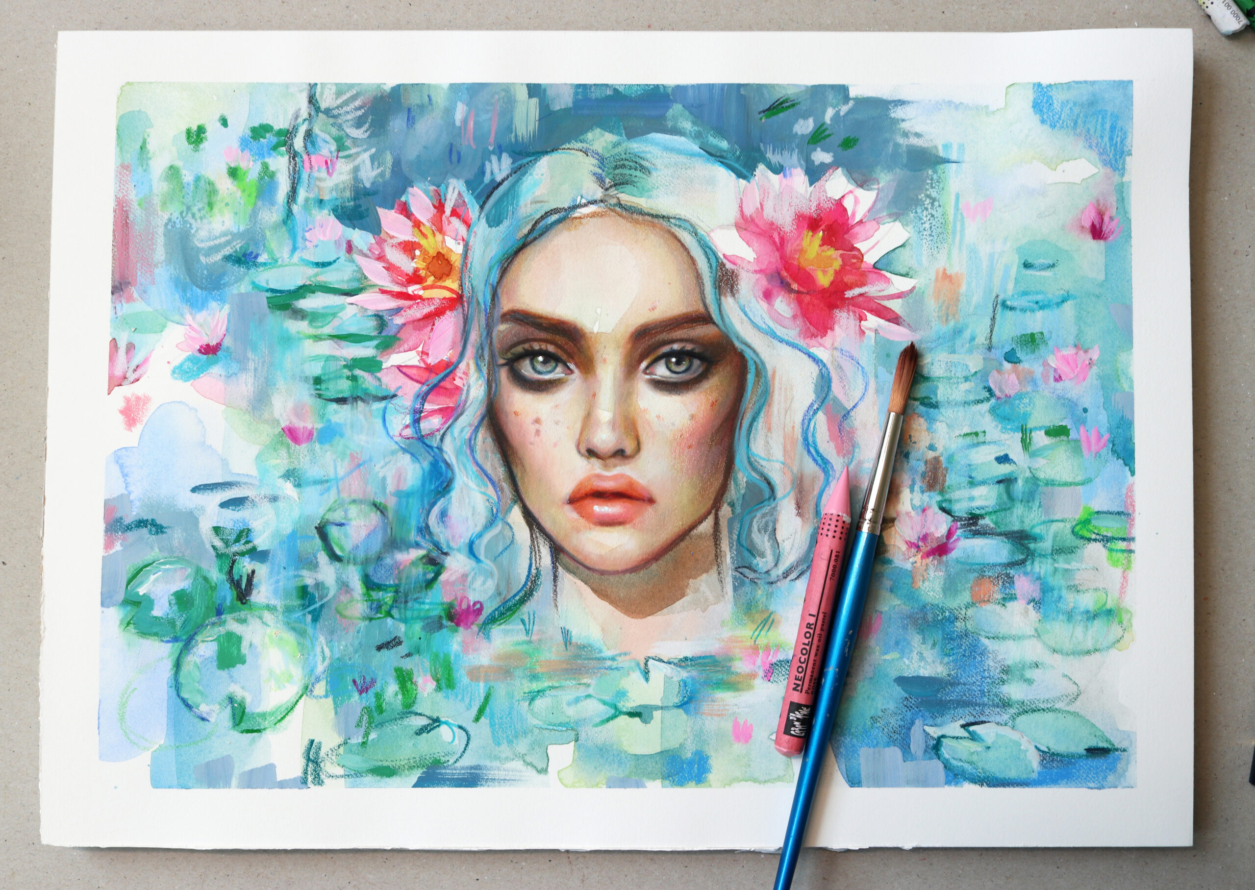 "Aqua Lilium" 🐸🌸