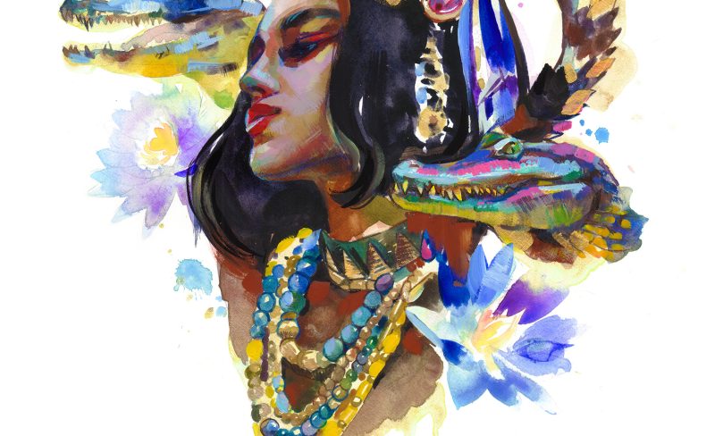 "Nebt-Hetep" new painting available! 🐊