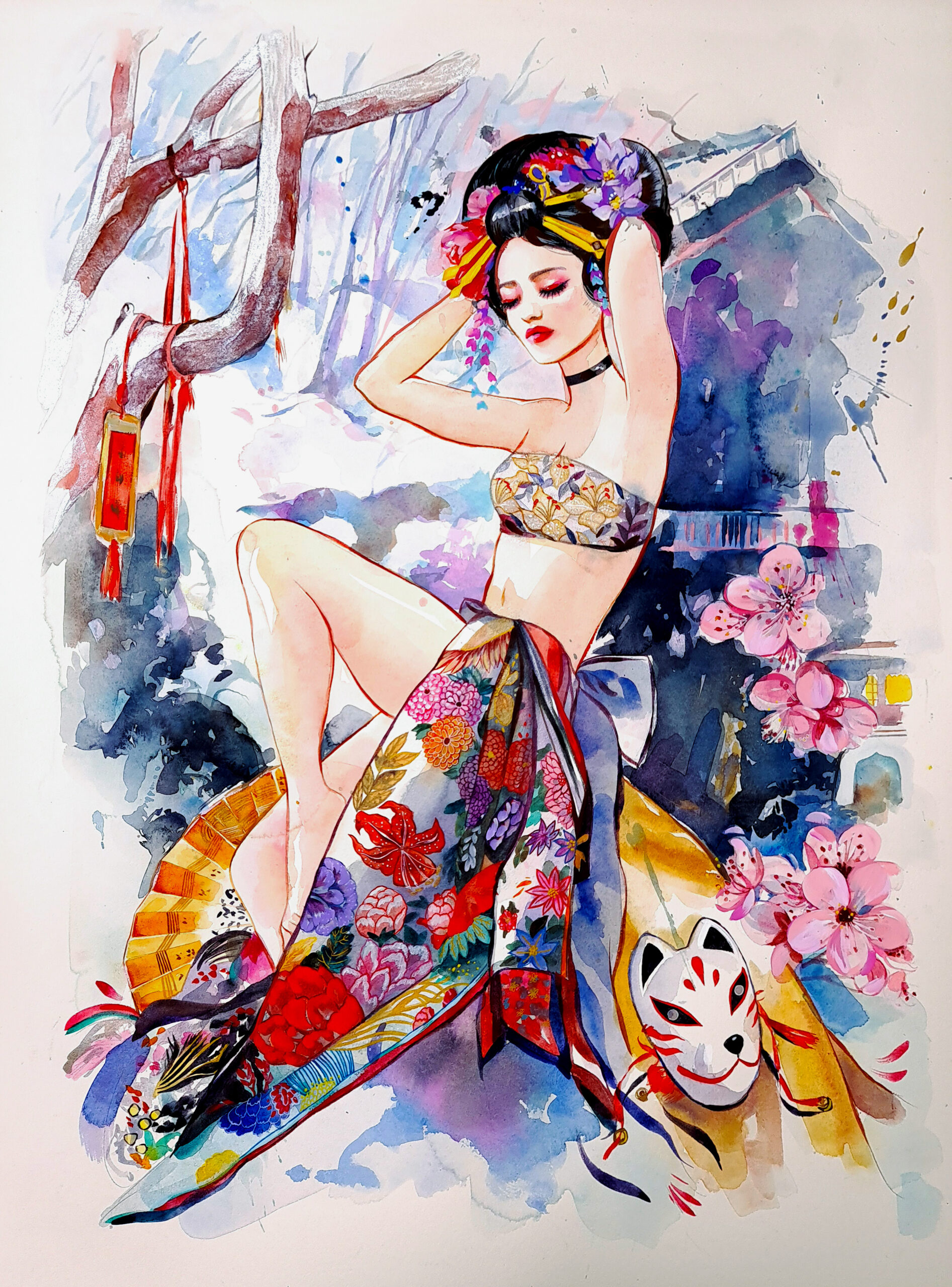EXCLUSIVE PATREON PRINT CHOICE FOR November: "Kiyoe"