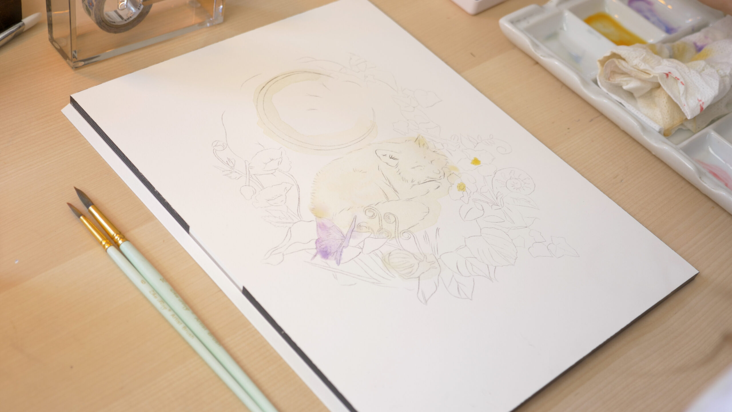 Cute little Fox Progress Pictures! 😊