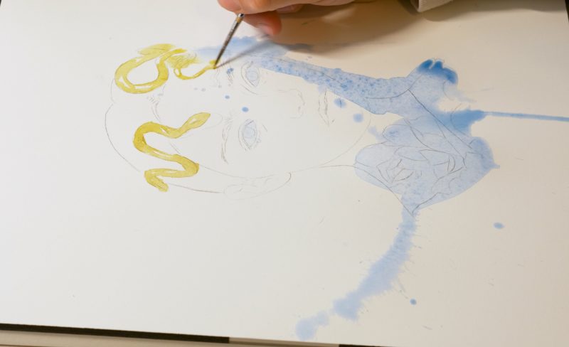 "Blue Medusa" Progress Pictures