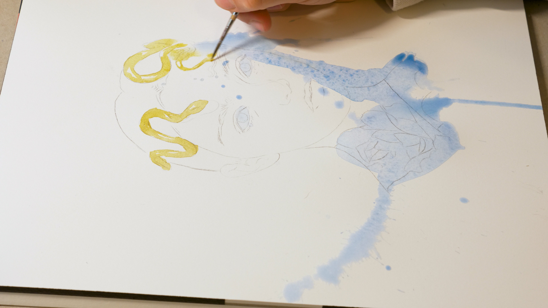 "Blue Medusa" Progress Pictures