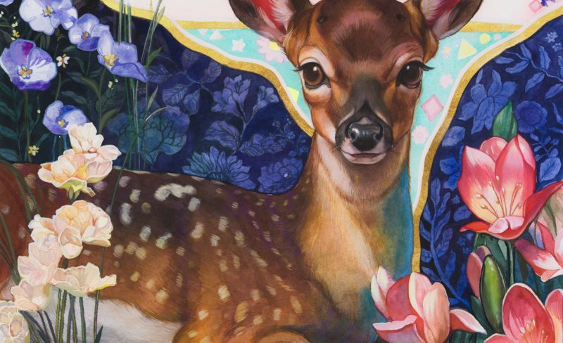 "Petit Faon" New Watercolor Painting available! 🦌