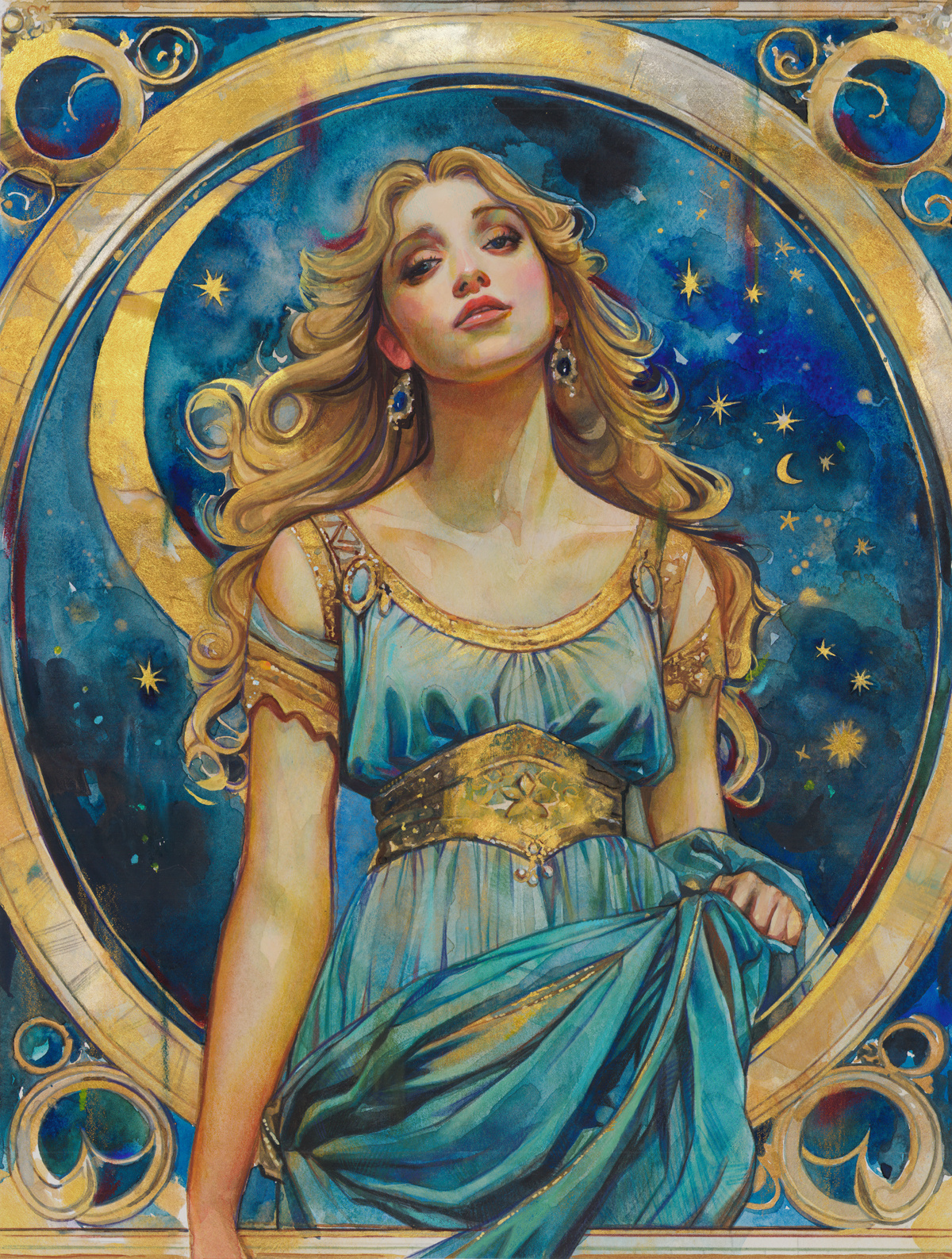 New Painting Release & Limited Edition Print: 🌙 Selene🌙