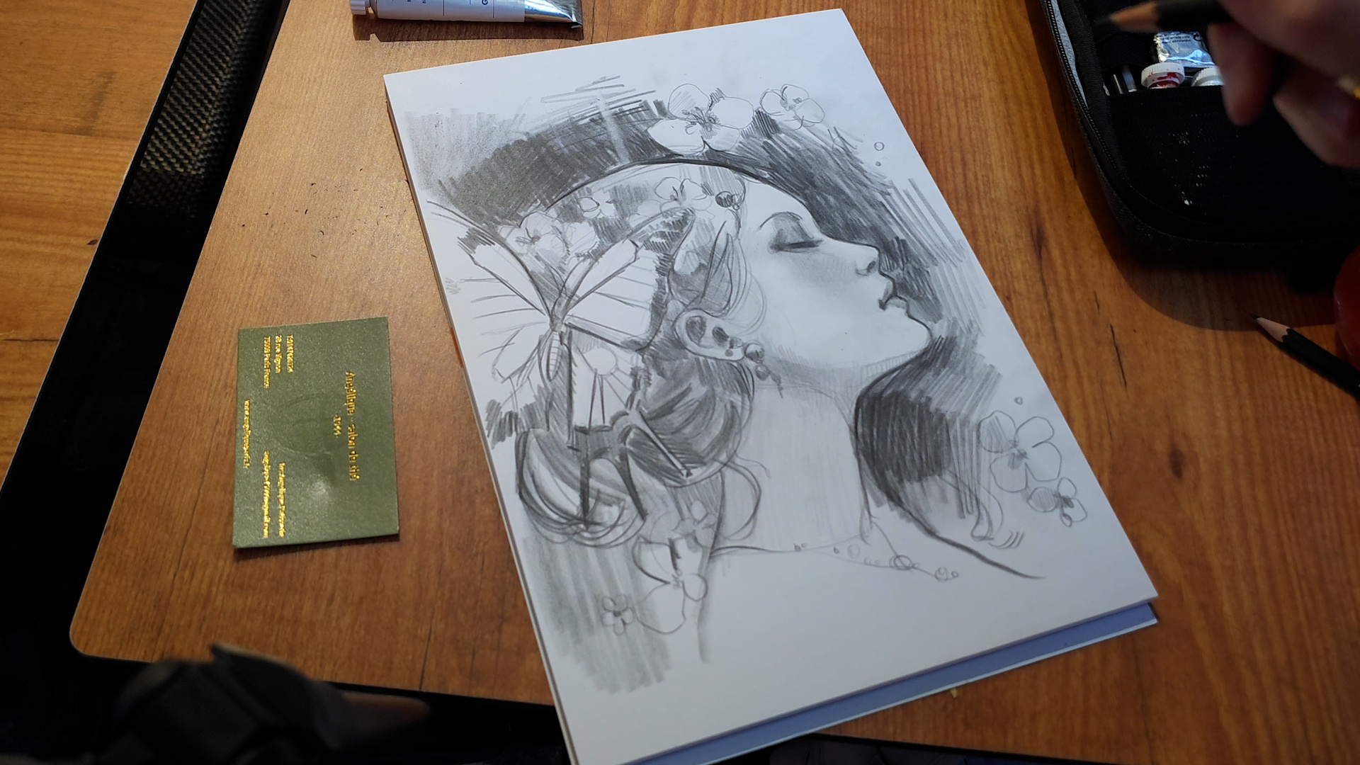 WIPS from drawing in a café in Paris!