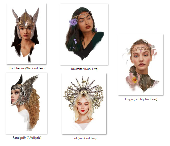 Norse Mythology Mockups finished!