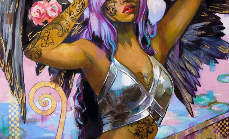New Painting Available at tomorrow's Bad Apple Artist Auction